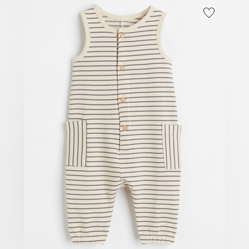 Sleeveless Cotton Jumpsuit